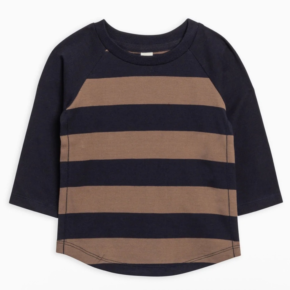 Colored Organics Long Sleeve Baseball Tee